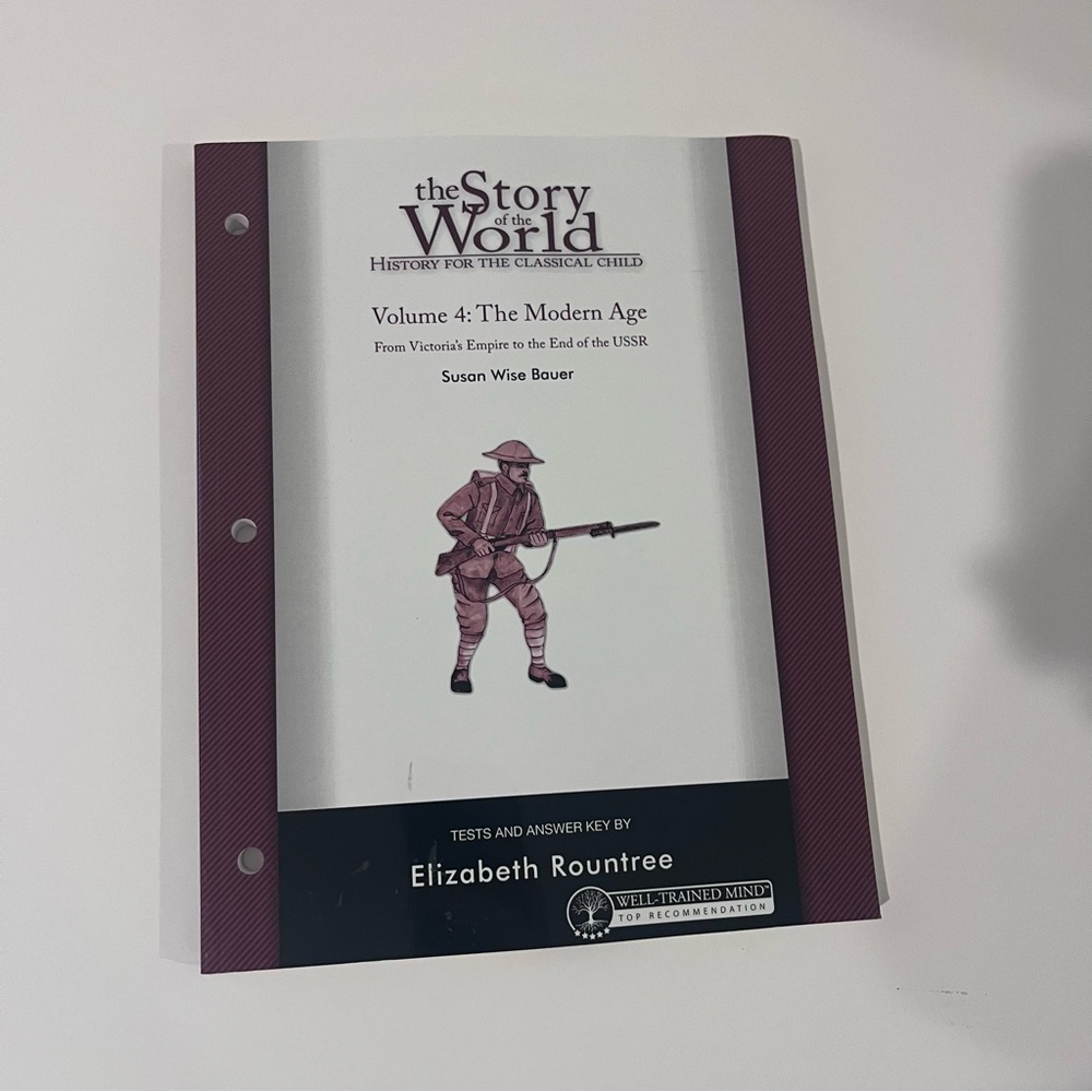 The Story of the World Volume 4 Book test and answer key the modern age